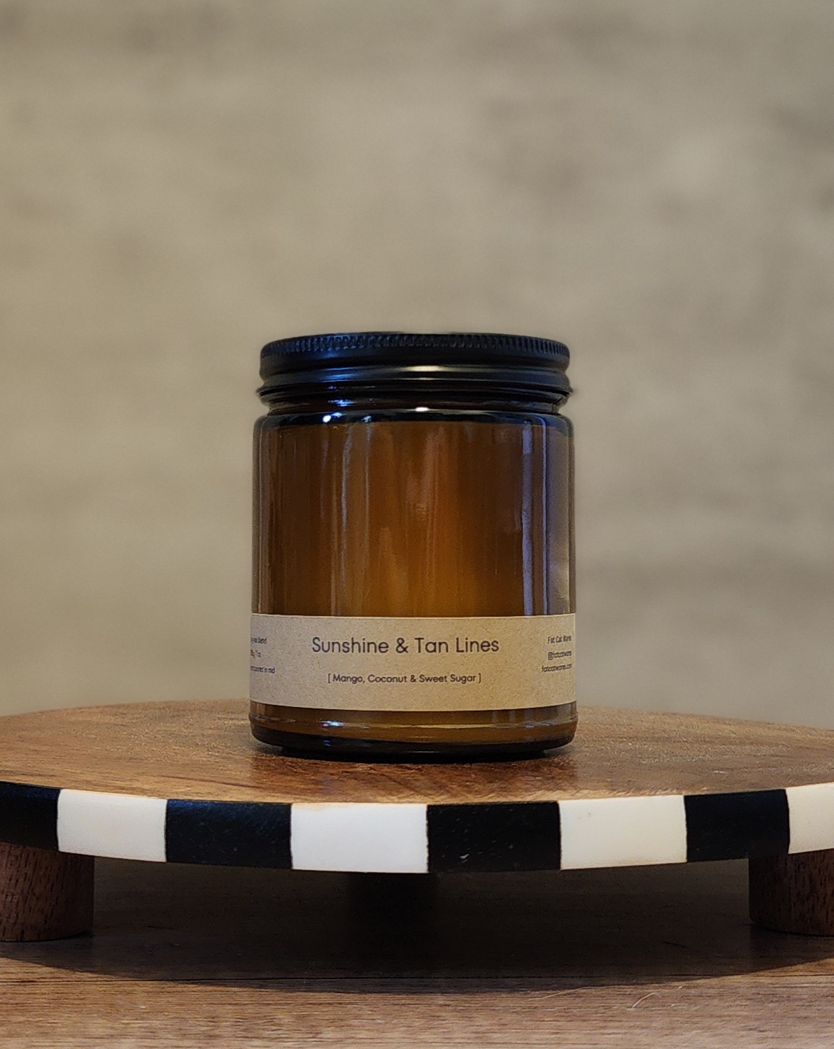 Sunshine & Tan Lines — handcrafted candles by Fat Cat Wares
